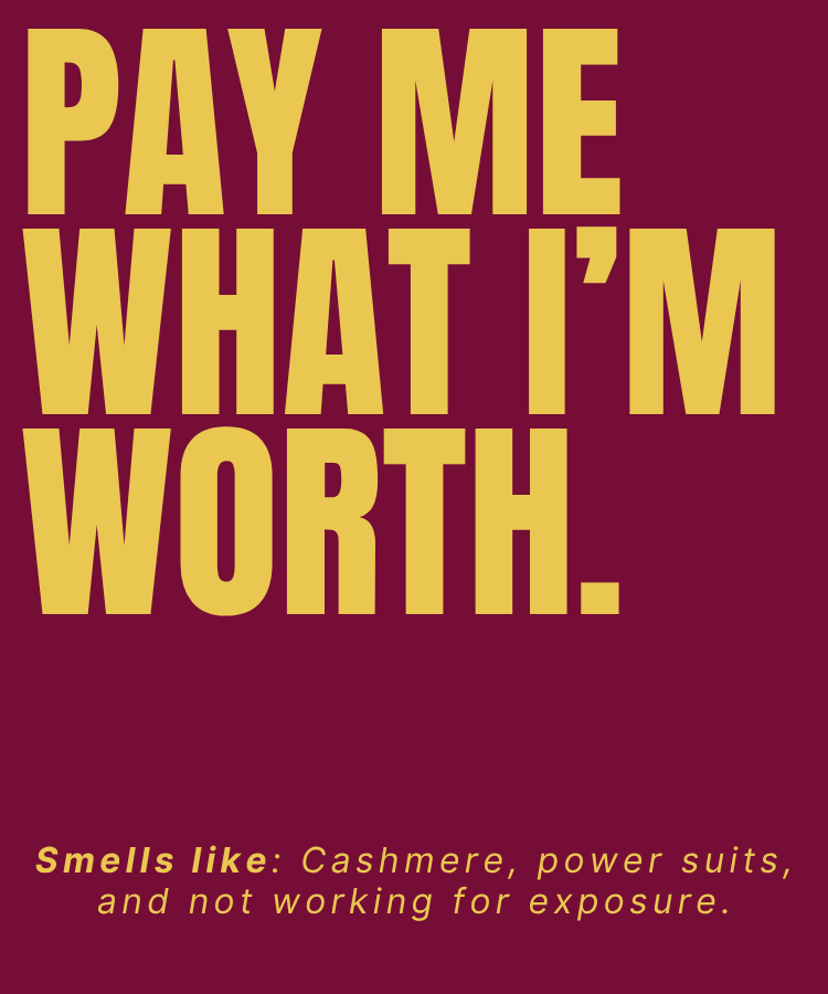 "Pay Me What I'm Worth" Candle