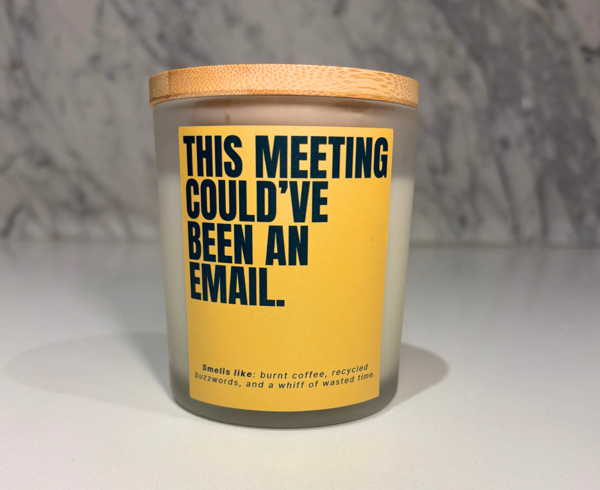 "This Meeting Could've Been An Email" Candle