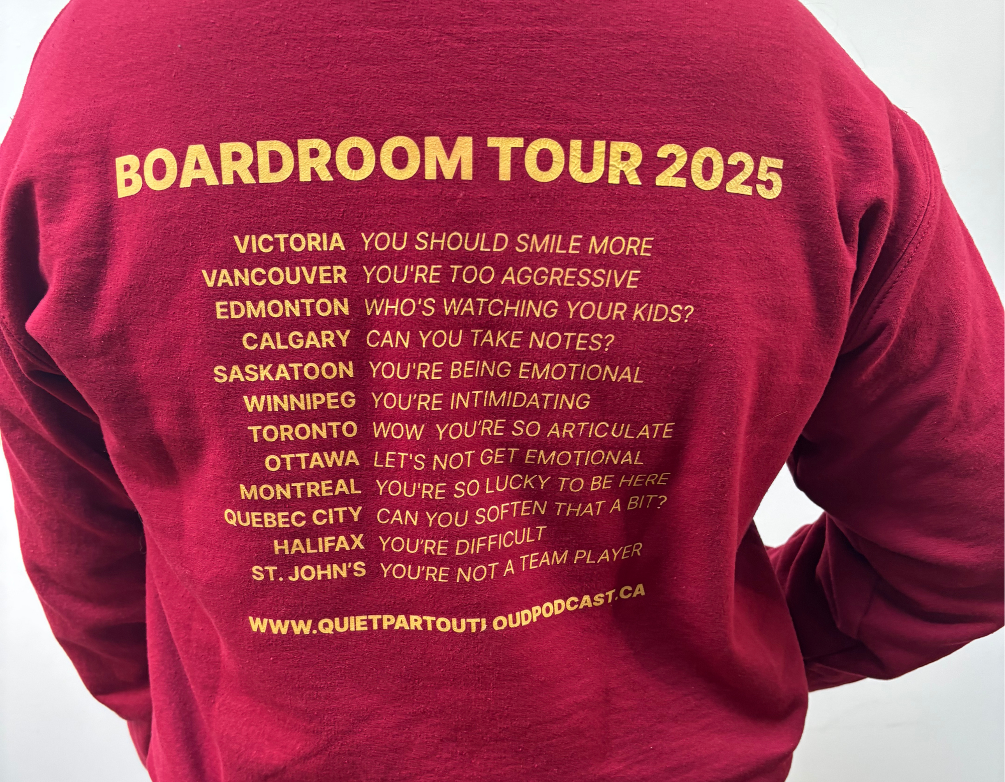 The Boardroom Tour Sweatshirt