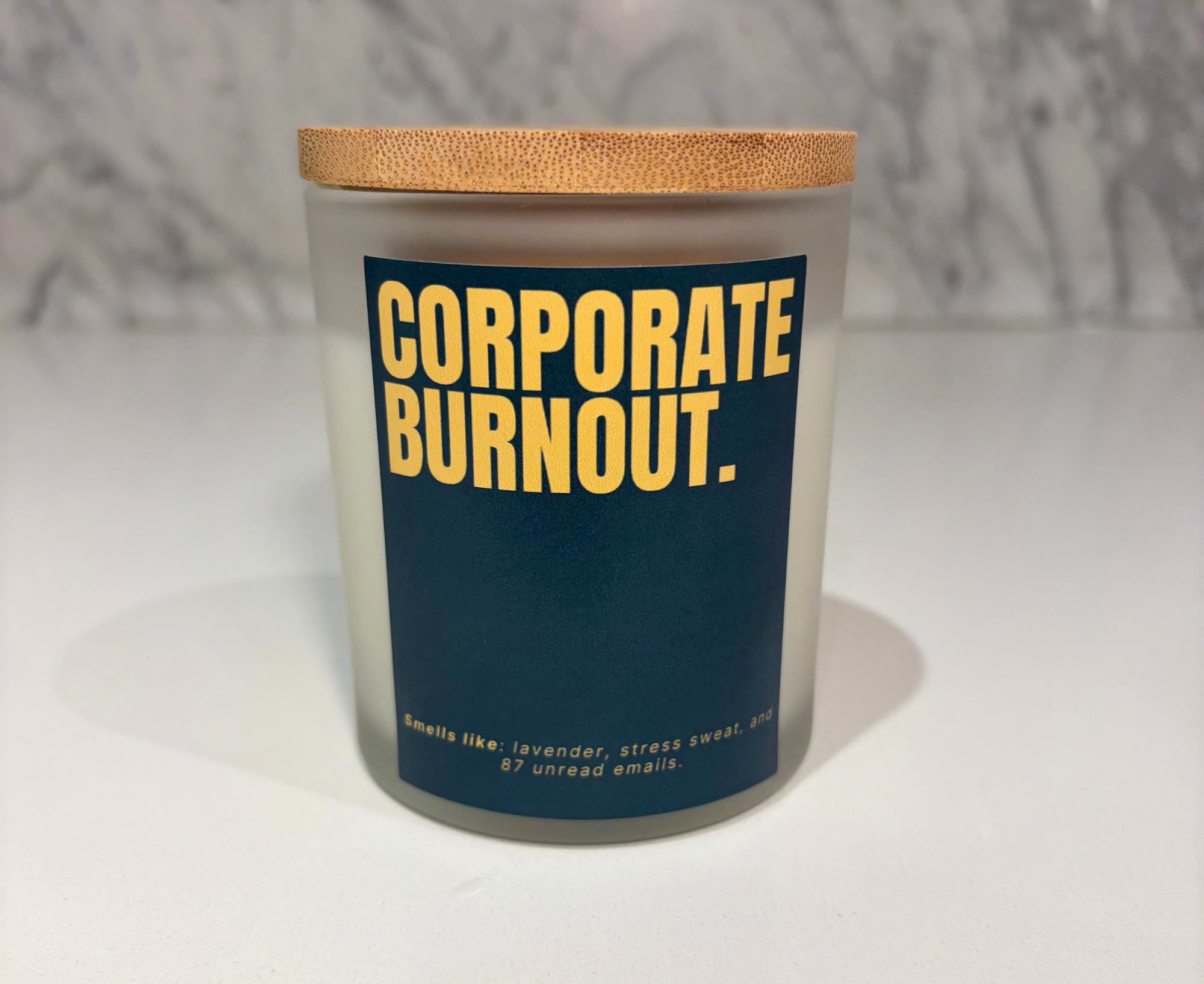 "Corporate Burnout" Candle