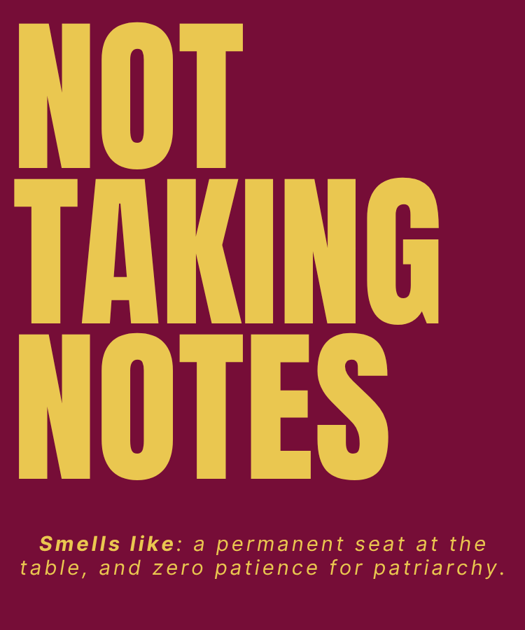 "Not Taking Notes" Candle
