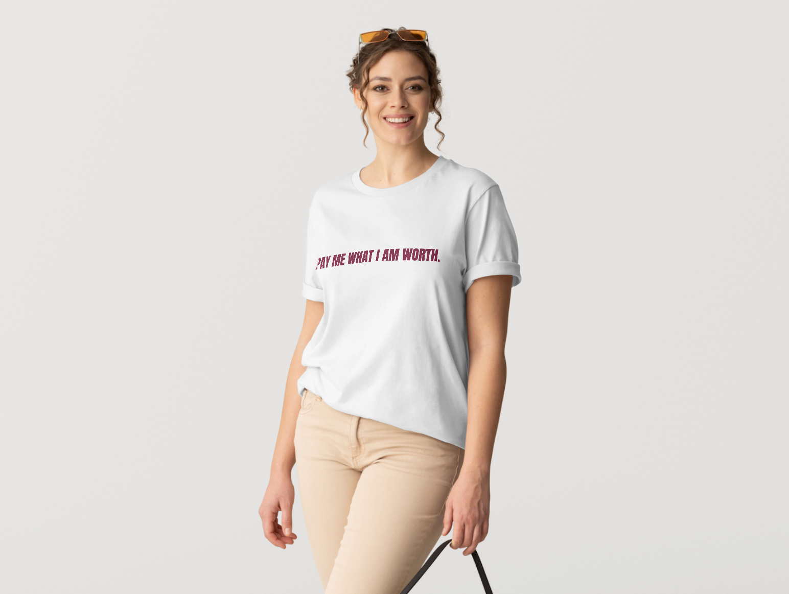"Pay Me What I’m Worth” Classic Fit Tee